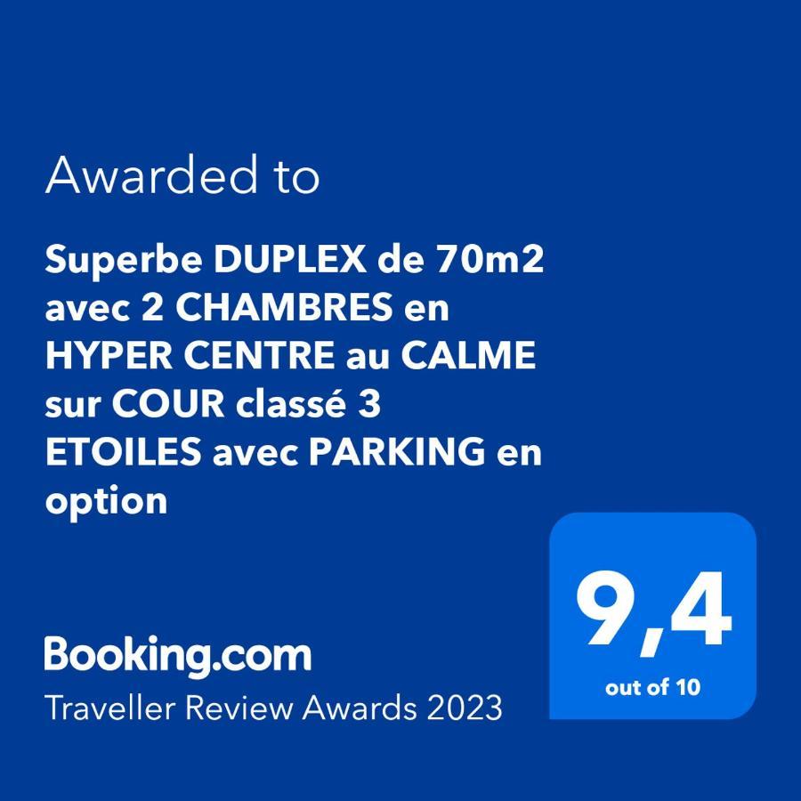 Superbe Duplex De 70M2 Avec 2 Chambres En Hyper Centre Au Calme Sur Cour Classe 3 Etoiles Avec Parking En Option 拉罗歇尔 外观 照片